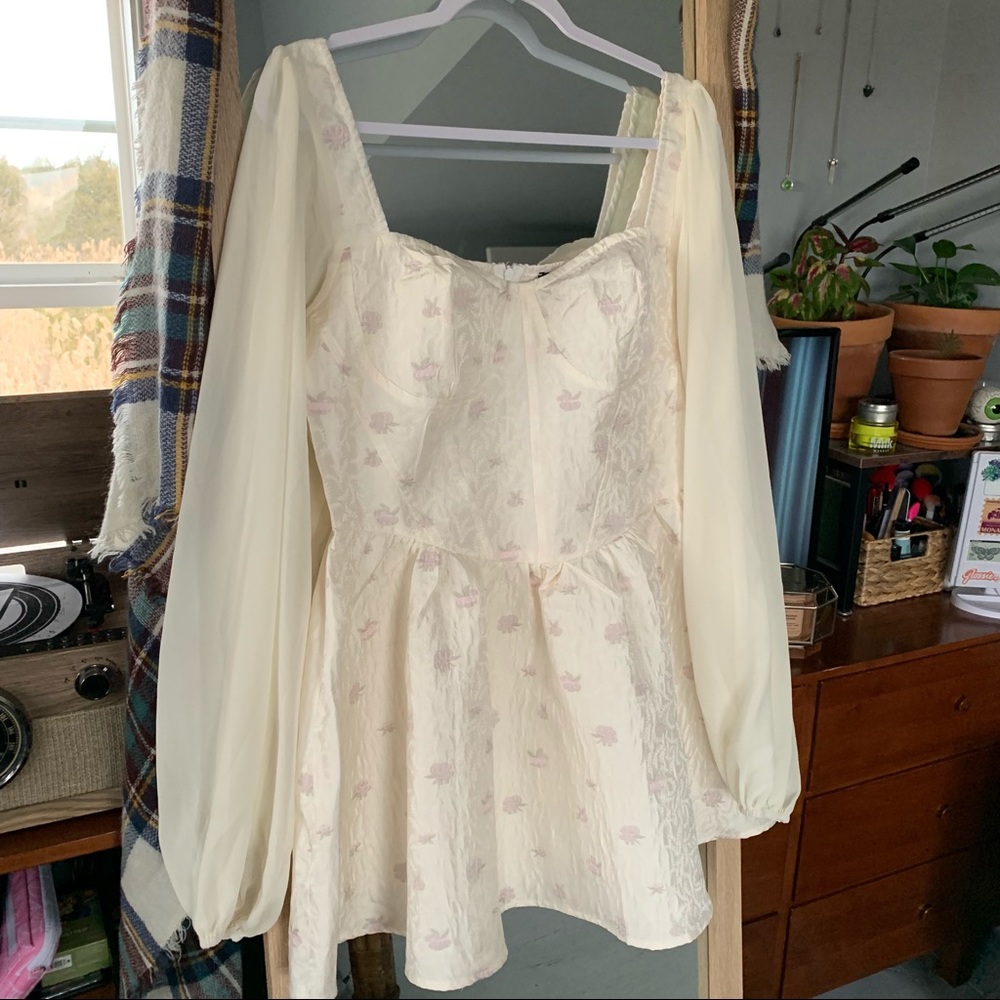 Mini floral dress